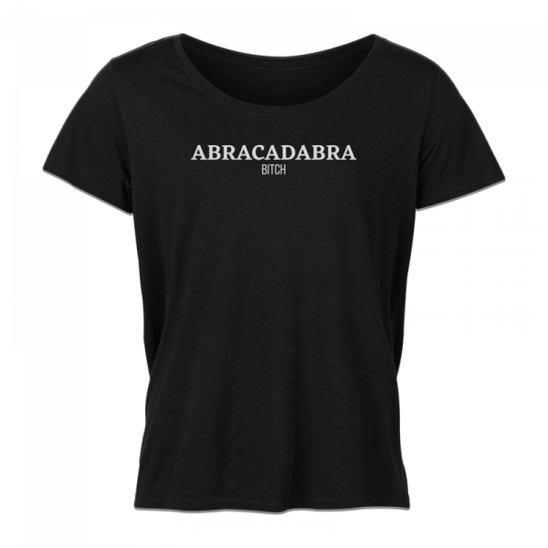 Damen T-Shirt - Abracadabra Bitch [schwarz]