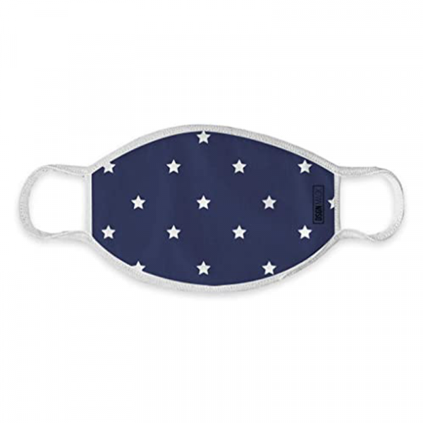 Mundbedeckung "Sterne" für Kinder aus Baumwolle - Maske für Jungs und Mädchen mit Motiv