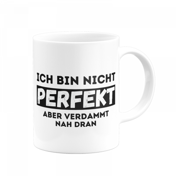 Tasse - Ich bin nicht perfekt [weiß]