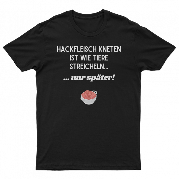 Herren T-Shirt - Hackfleisch [schwarz]